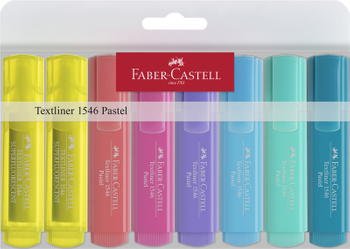 4005401546818 - Faber-Castell 8 tekstmarker pastel