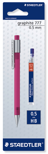 4007817777077 - Staedtler vulpotlood + vulling 0.5 mm