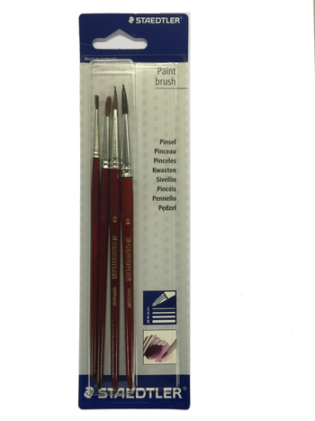 4007817989210 - Staedtler penselen 2, 4, 6 en 8