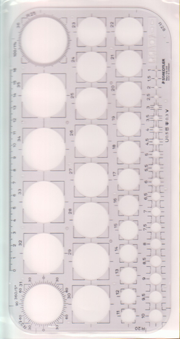 8005810576105 - Staedtler cirkelsjabloon voor cirkels van 1-36 mm