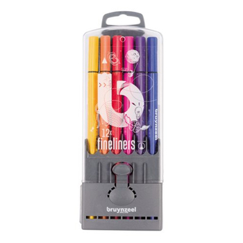 8712079411794 - Bruynzeel fineliners - 12 stuks