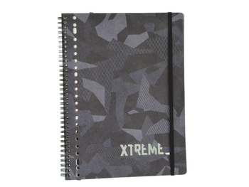 8717399919227 - Xtreme strong collegeblok A4 zwart