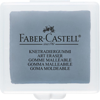 9556089009225 - Faber-Castell Kneedgum grijs in doosje 1 stuk