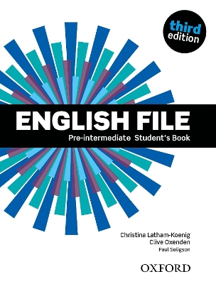 9780194598576 - English file pre-intermediate student's book