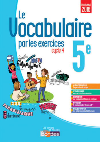 9782047334225 - Le Vocabulaire par les exercices 5e Cahier d'exercices (Ed. 2017)