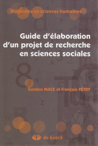 9782804160432 - Guide d'elaboration d'un project de recherche en sciences sociales