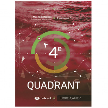 9782804196851 - 4e Quadrant (4 pér./sem.) - Livre-cahier