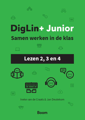 9789024463626 - DigLin+ Junior Samen werken in de klas Lezen 2, 3 en 4