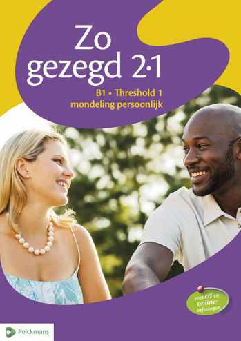 9789028982628 - Zo gezegd 2.1 Threshold 1 mondeling persoonlijk lwb (+ cd)