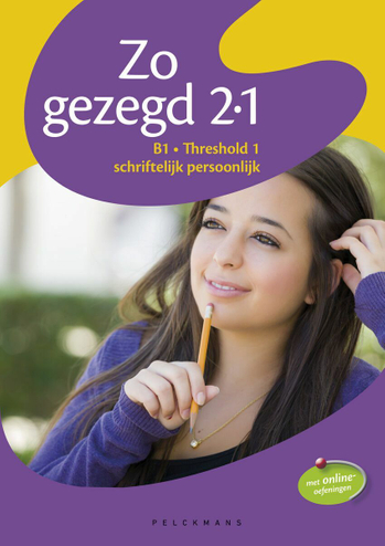 9789028982697 - Zo gezegd 2.1 Threshold 1 schriftelijk persoonlijk lwb