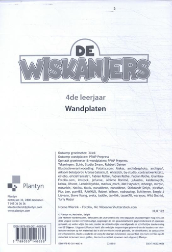 9789030146636 - De Wiskanjers 4 wandplaten