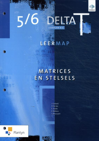 9789030149651 - Delta-t 5/6 leermap matrices en stelsels lp b-c (+ scoodle)