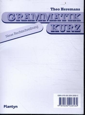 9789030928560 - Grammatik kurz