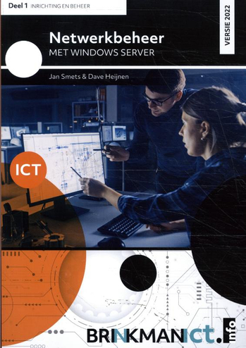 9789037260861 - Netwerkbeheer met Windows Server 2022, deel 1 Inrichting en beheer