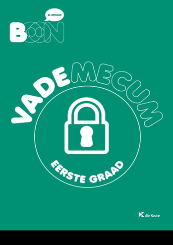 9789048643233 - BOON 1e graad - vademecum