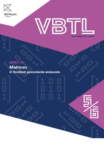 9789048646531 - VBTL 5/6 leerboek Matrices, stelsels & determinanten (D-Gev wisk)