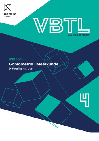 9789048649860 - VBTL 4 leerboek Goniometrie & meetkunde D-5 uur