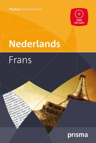 9789049100766 - Prisma pocketwoordenboek nederlands-frans (+ cd-rom)