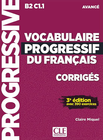 9789054511540 - Vocabulaire progressif du français 3e édition - niveau avancé corrigés