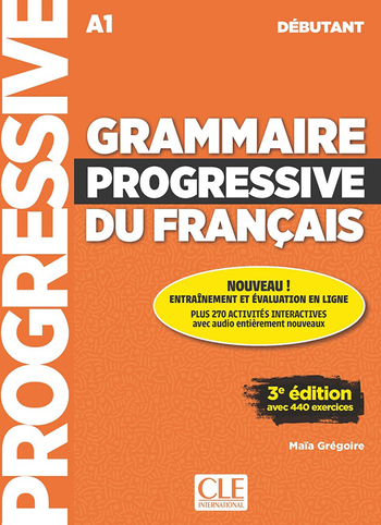 9789054514657 - Grammaire progressive du français 3e édition - niveau débutant livre + CD audio + appli