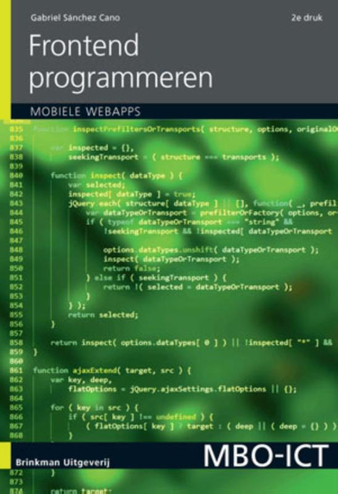 9789057523519 - Frontend programmeren, incl. mobiele applicaties