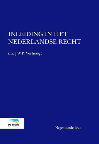 9789082849509 - Inleiding in het Nederlandse recht