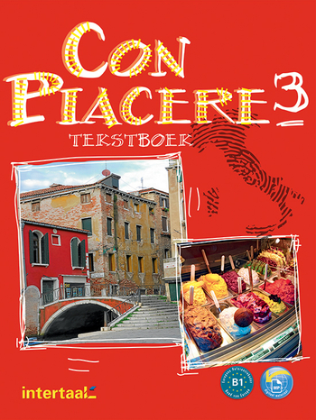 9789460304767 - Con piacere 3 tekstboek + audio-cd + Intertaal Augmented