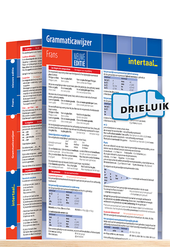 9789462930872 - Grammaticawijzer Frans - nieuwe editie uitklapkaart