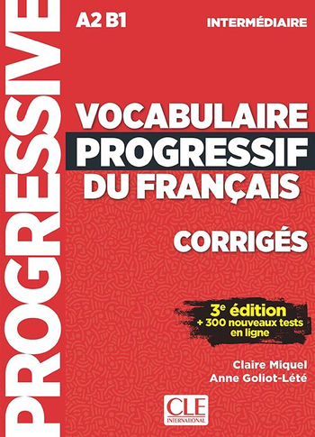 9789462939363 - Vocabulaire progressif du français - Niveau intermédiaire - 3ème édition corrigés