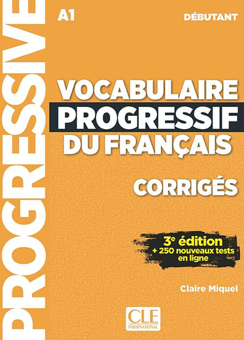 9789462939387 - Vocabulaire progressif du français - niveau débutant - 3e édition corrigés