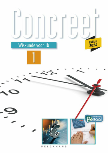 9789463107334 - Wiskunde Concreet 1 lwb (ed 2024) (incl Pelckmans Portaal)