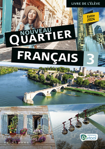 9789463108638 - Nouveau Quartier français 3 livre de l'élève (ed 2024)(+Le Mag +Portl)