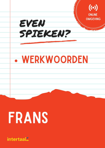 9789463923606 - Even Spieken - Frans werkwoorden