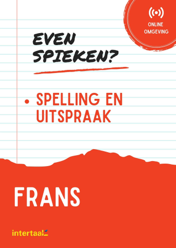 9789463923613 - Even Spieken - Frans spelling en uitspraak