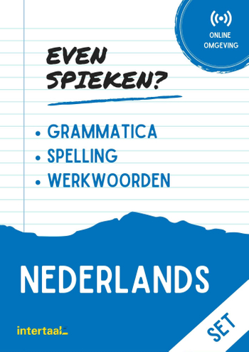 9789463923750 - Even Spieken - Nederlands grammatica, spelling, werkwoorden en woordenschat (set)