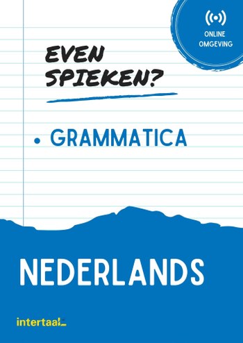 9789463923767 - Even Spieken - Nederlands grammatica