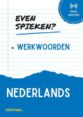 9789463923781 - Even Spieken - Nederlands werkwoorden