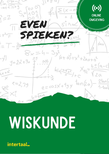 9789463924306 - Even spieken - Wiskunde