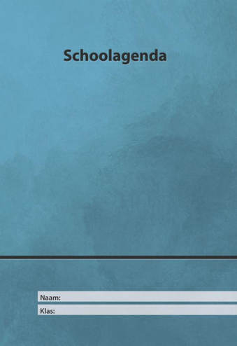 9789464205190 - Schoolagenda A4 - niet gedateerd