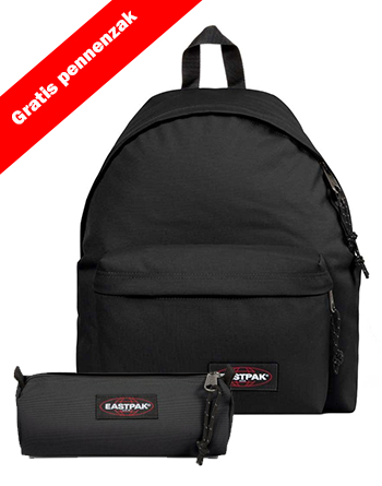 9990097628083 - Eastpak Padded Pak'r black + gratis pennenzak