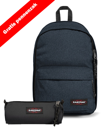 9990097628571 - Eastpak Back to work triple denim + gratis pennenzak